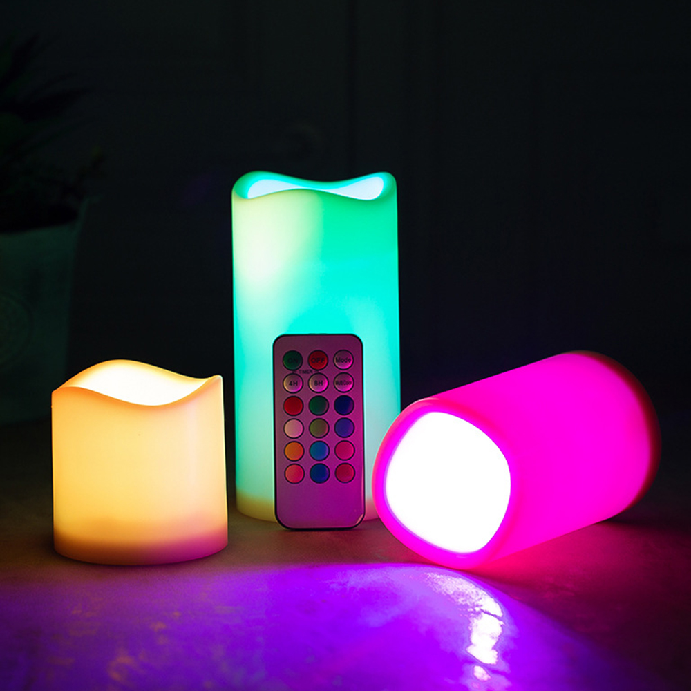 3pcs/ set LED Flameless Flicke – Holiday Candle Set Bewertung und Preis