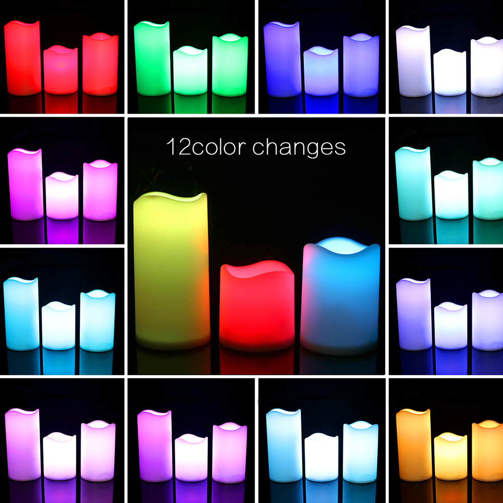3pcs/ set LED Flameless Flicke – Holiday Candle Set Bewertung und Preis