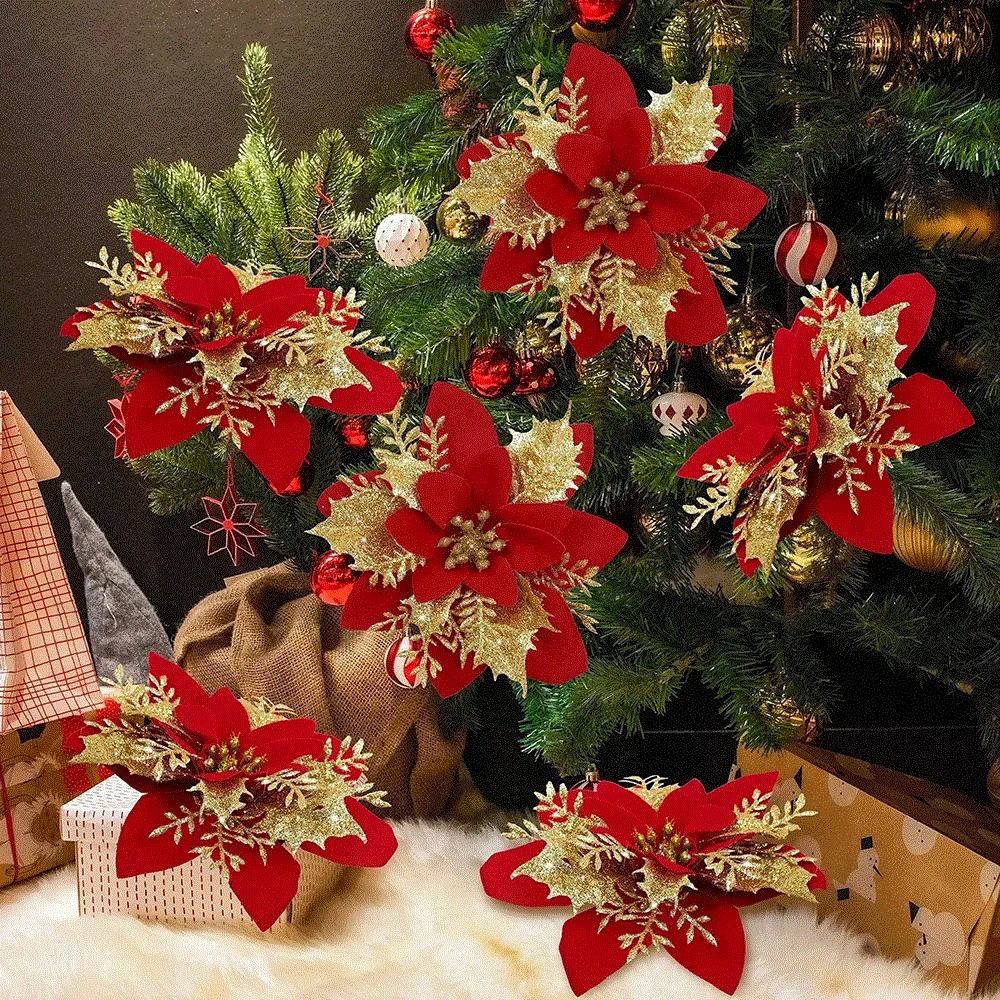 9cm Glitter Artifical Christma – Christmas Wreath Fake Bewertung und Preis