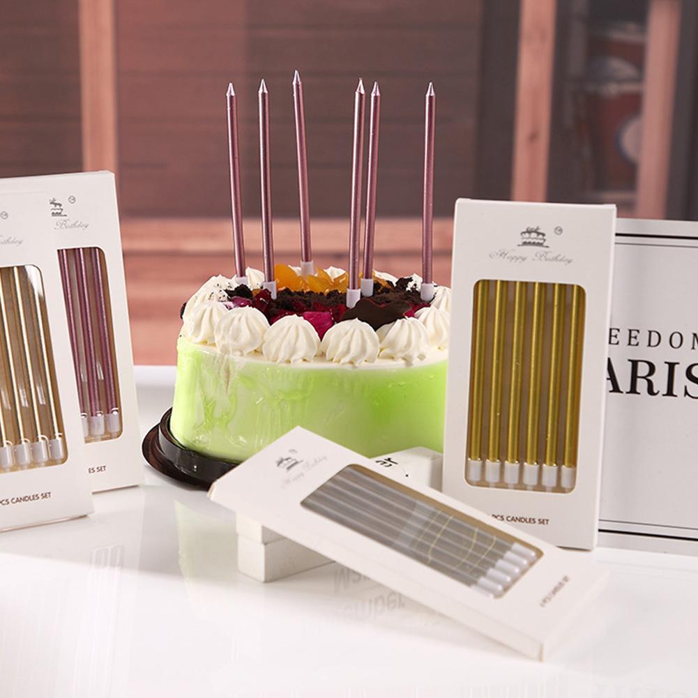 6/18pcs Metal Gold Silver Birt – Holiday Candle Set Bewertung und Preis