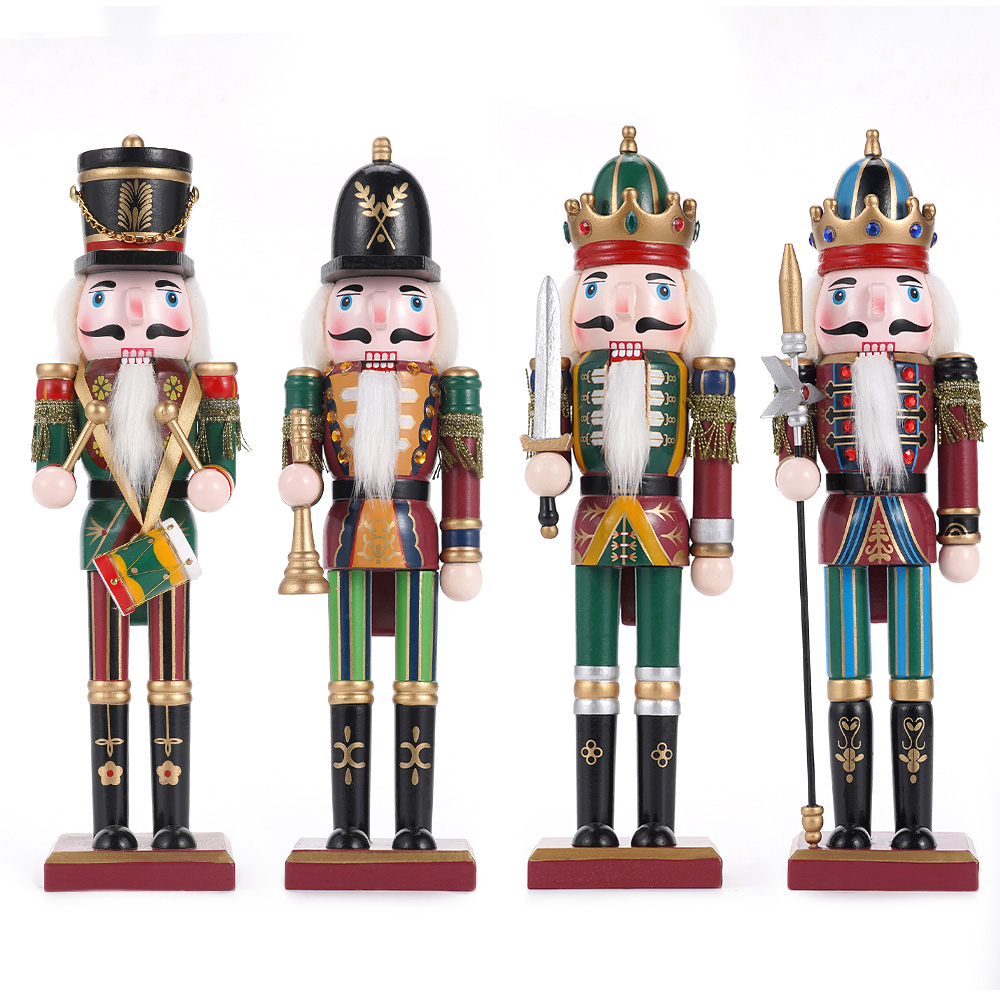30CM Wooden Nutcracker Christm – Nutcracker Figurine Bewertung und Preis