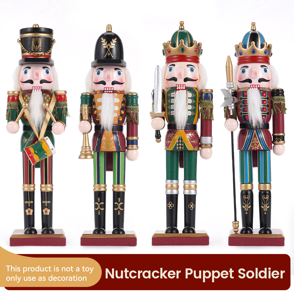 30CM Wooden Nutcracker Christm – Nutcracker Figurine Bewertung und Preis