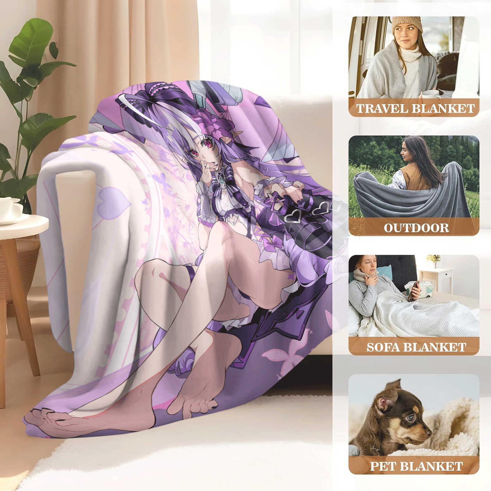 Cartoon Zenless Zone Zero  Fla – Christmas Throw Blanket Bewertung und Preis