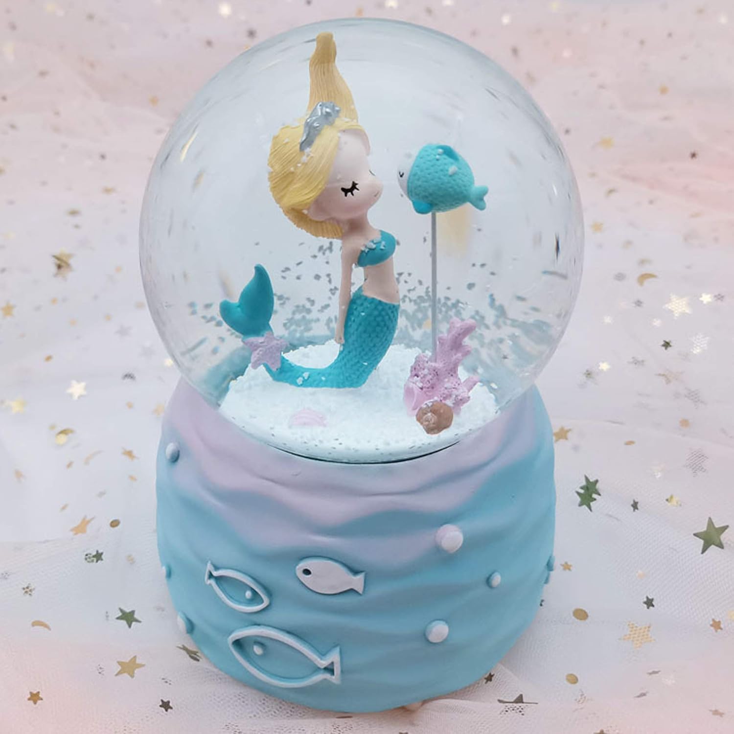 Mermaid Snow Globe Music Box w – Snow Globe Musical Bewertung und Preis