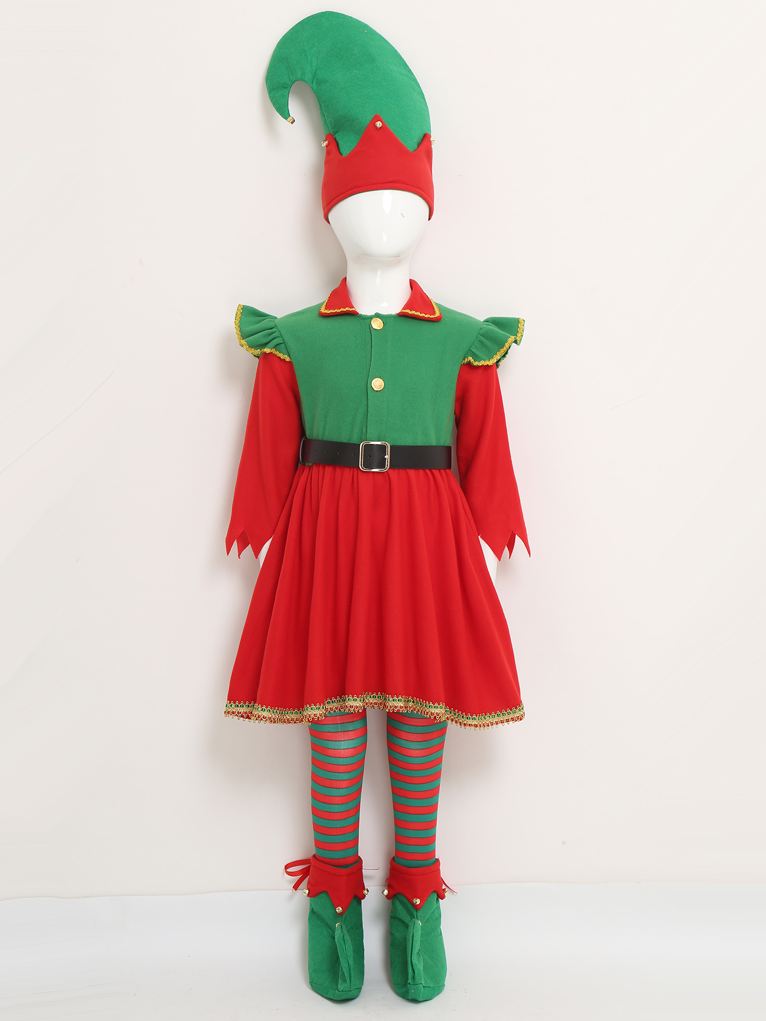 Elf Girl Christmas Costume San – Elf Costume Christmas Bewertung und Preis