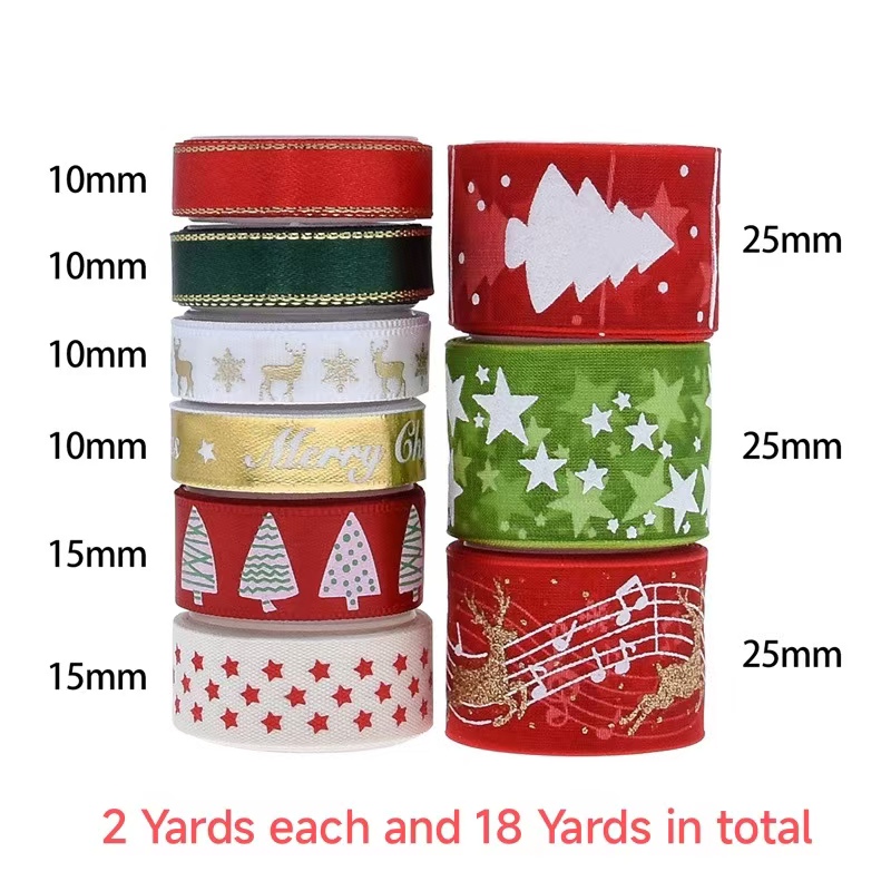 9pcs Christmas Ribbons Set Fes – Gift Box Wrap Set Bewertung und Preis