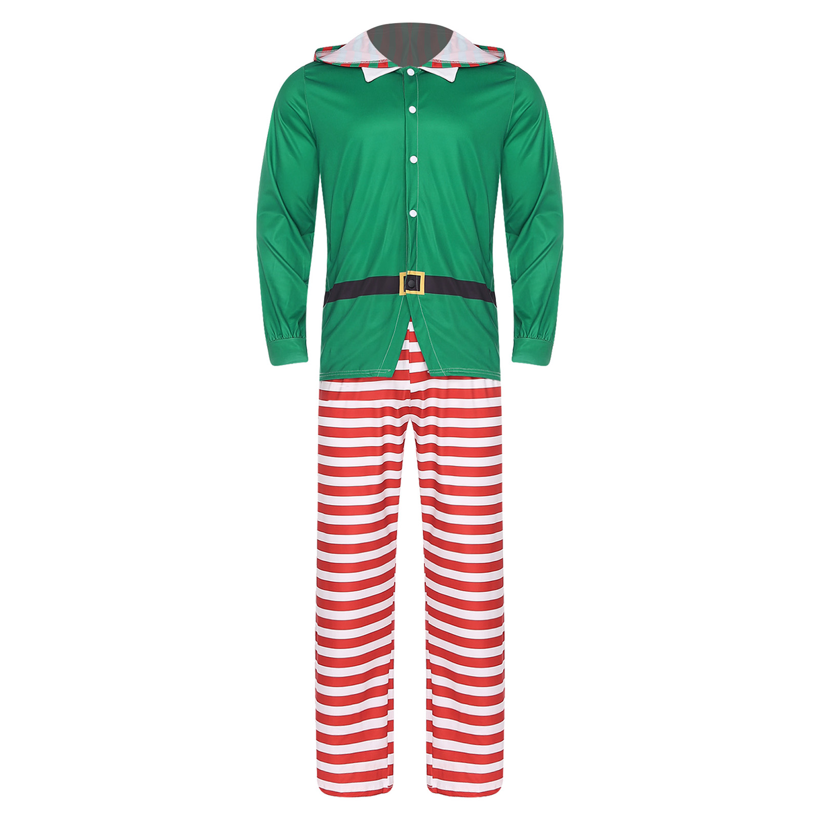 Mens Christmas Elf Pajamas Par – Elf Costume Christmas Bewertung und Preis