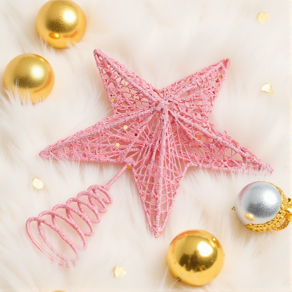 Christmas Pink Pentagon Top St – Star Tree Topper Bewertung und Preis