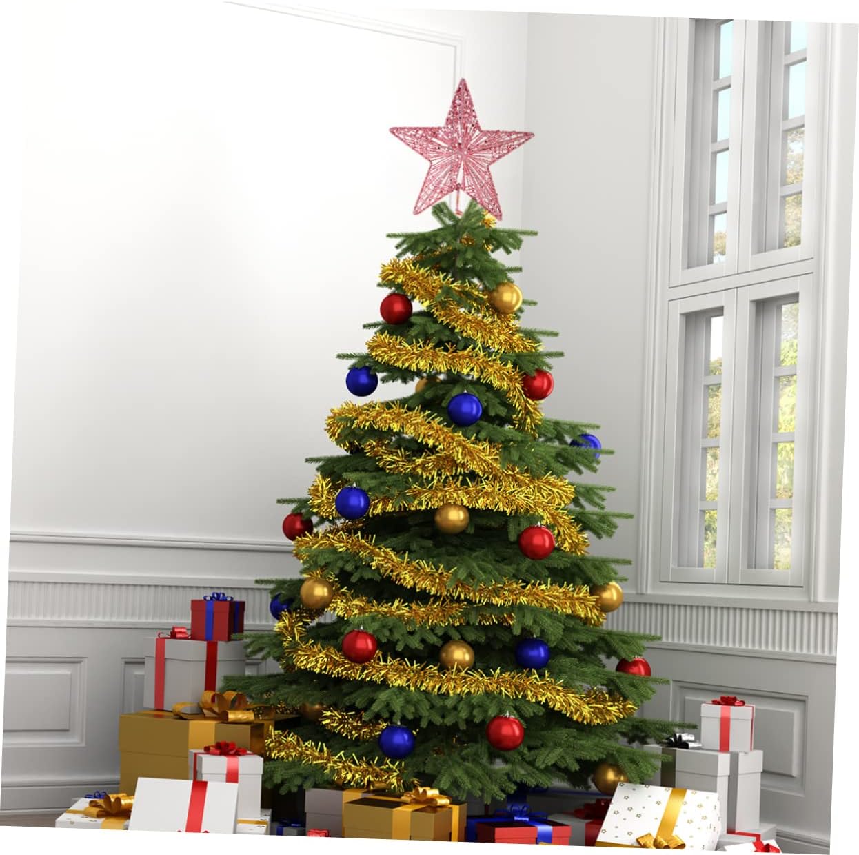 Christmas Pink Pentagon Top St – Star Tree Topper Bewertung und Preis