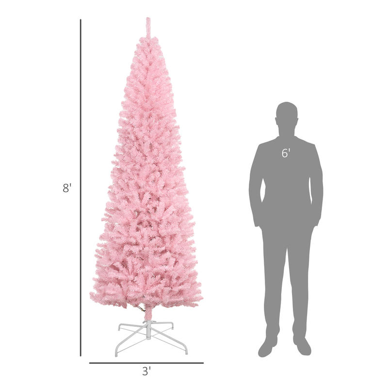 HOMCOM 8' Artificial Christmas – Christmas Tree Artificial Bewertung und Preis