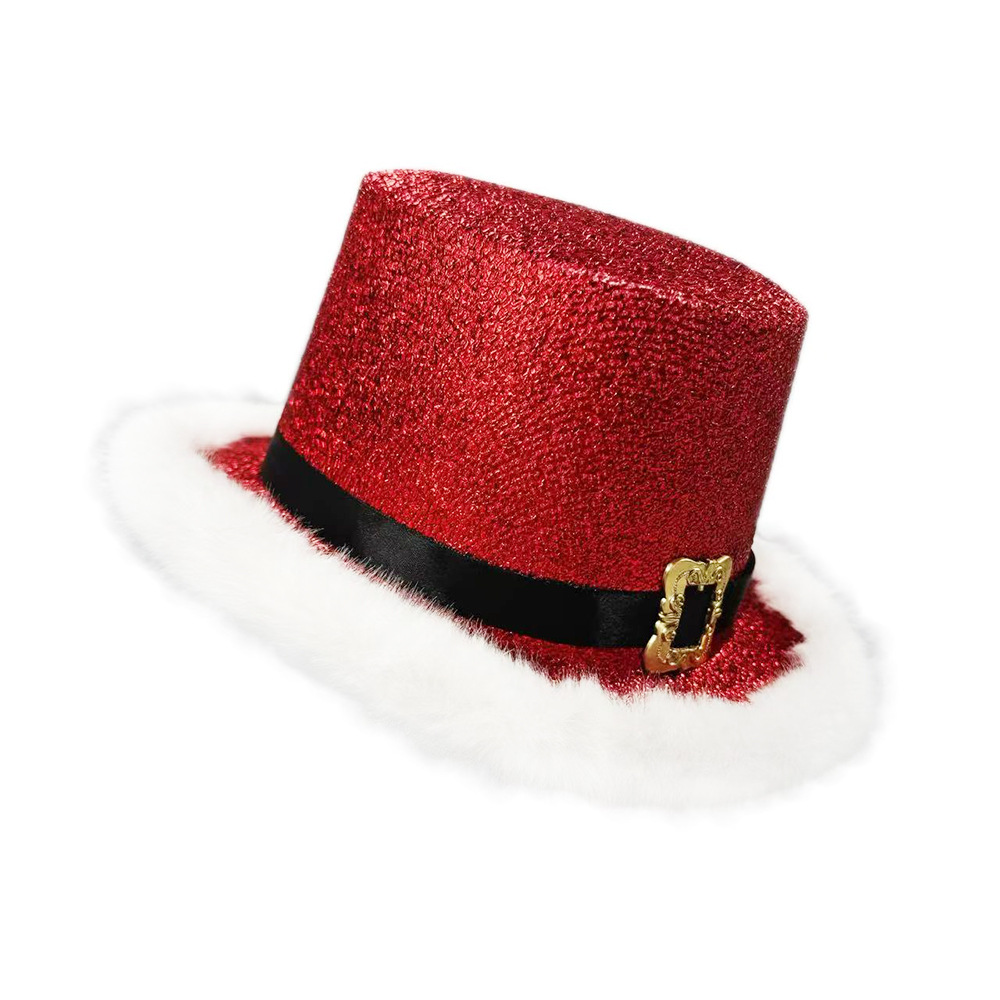 Santa Claus Cap  Shiny Glitter – Santa Hat Plush Bewertung und Preis