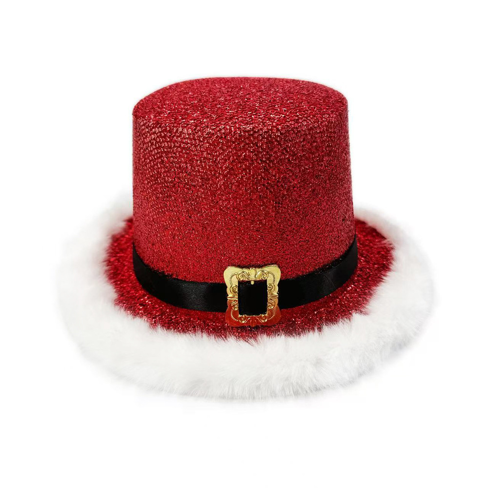 Santa Claus Cap  Shiny Glitter – Santa Hat Plush Bewertung und Preis