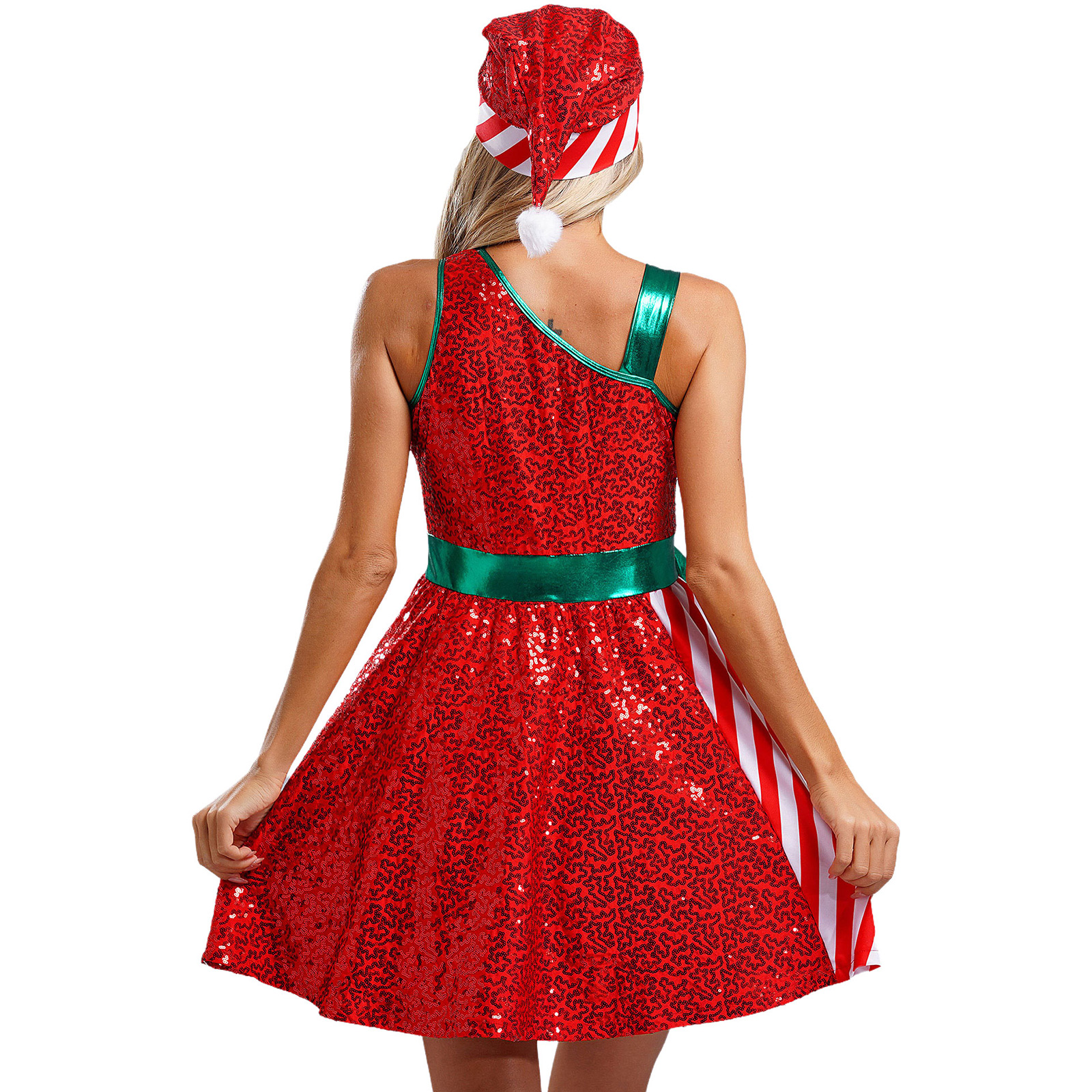 Christmas Santa Claus Dress El – Elf Costume Christmas Bewertung und Preis