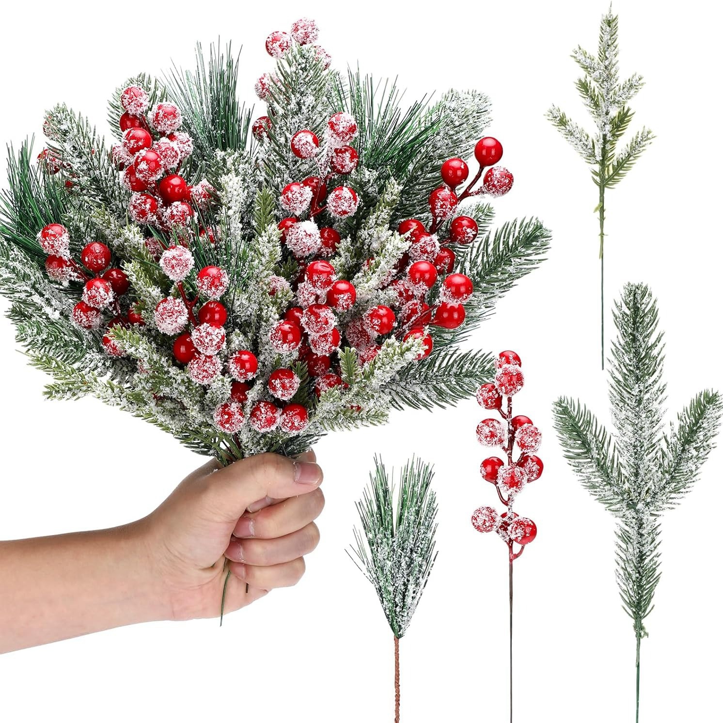 Artificial Snow White Pine Bra – Christmas Wreath Fake Bewertung und Preis