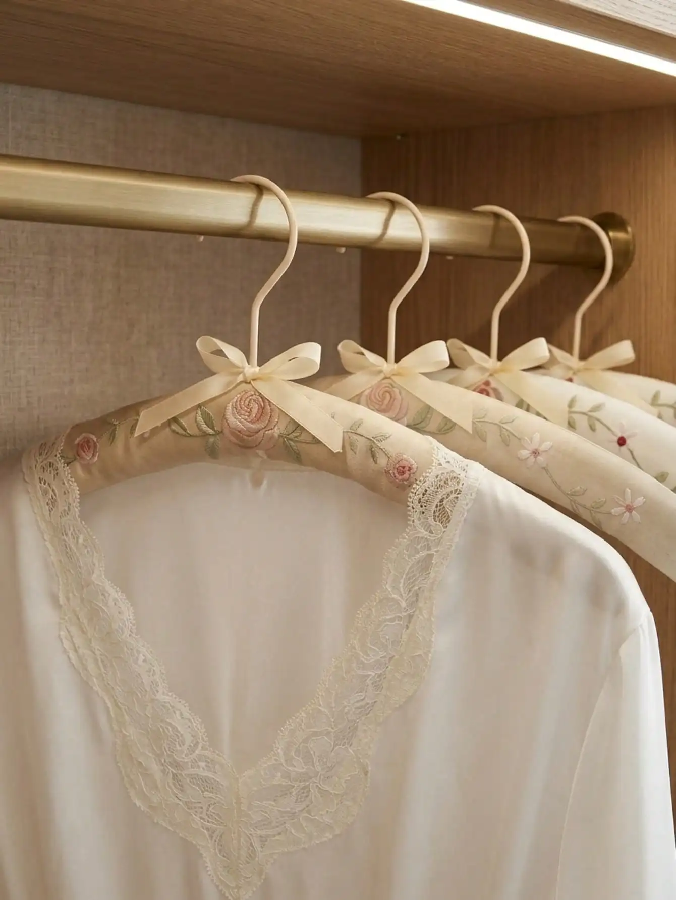 Embroidery-Covered Hanging Rac – Ribbon Bow Gift Bewertung und Preis
