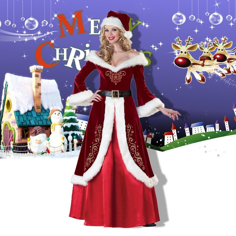 Santa Claus Costume Women Men  – Elf Costume Christmas Bewertung und Preis