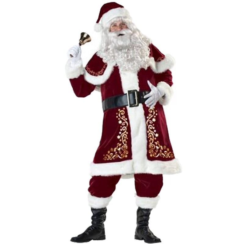 Santa Claus Costume Women Men  – Elf Costume Christmas Bewertung und Preis