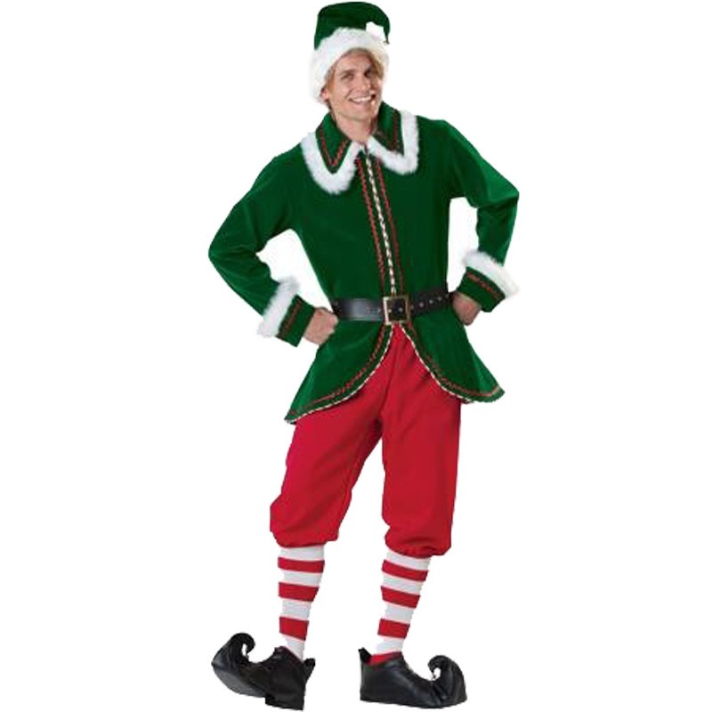 Santa Claus Costume Women Men  – Elf Costume Christmas Bewertung und Preis