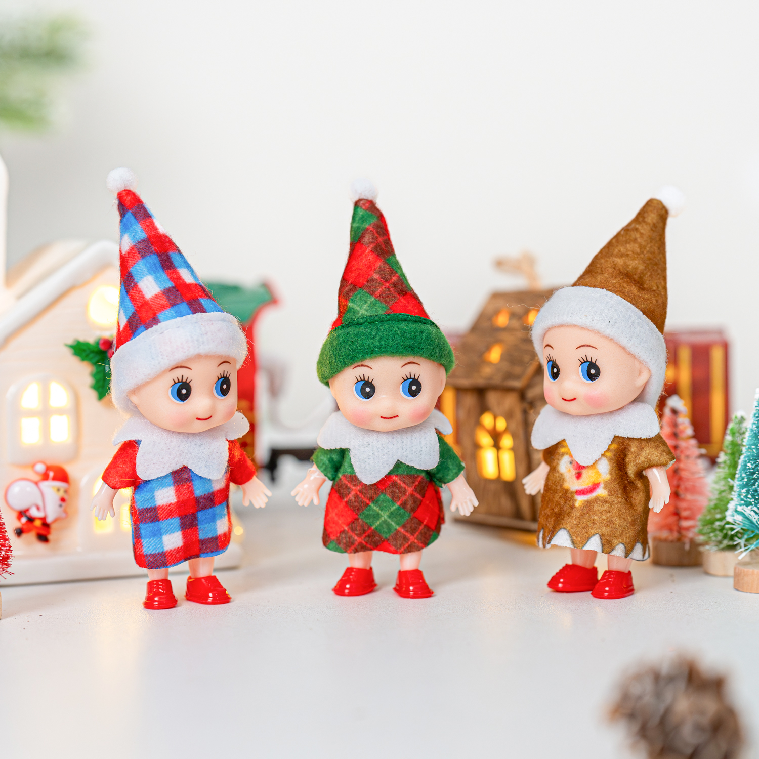4/5/6 Pcs Mini Baby Elf Christ – Christmas Throw Blanket Bewertung und Preis