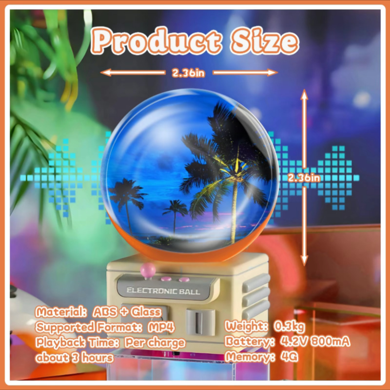 New Crystal Ball Decorative Ba – Snow Globe Musical Bewertung und Preis