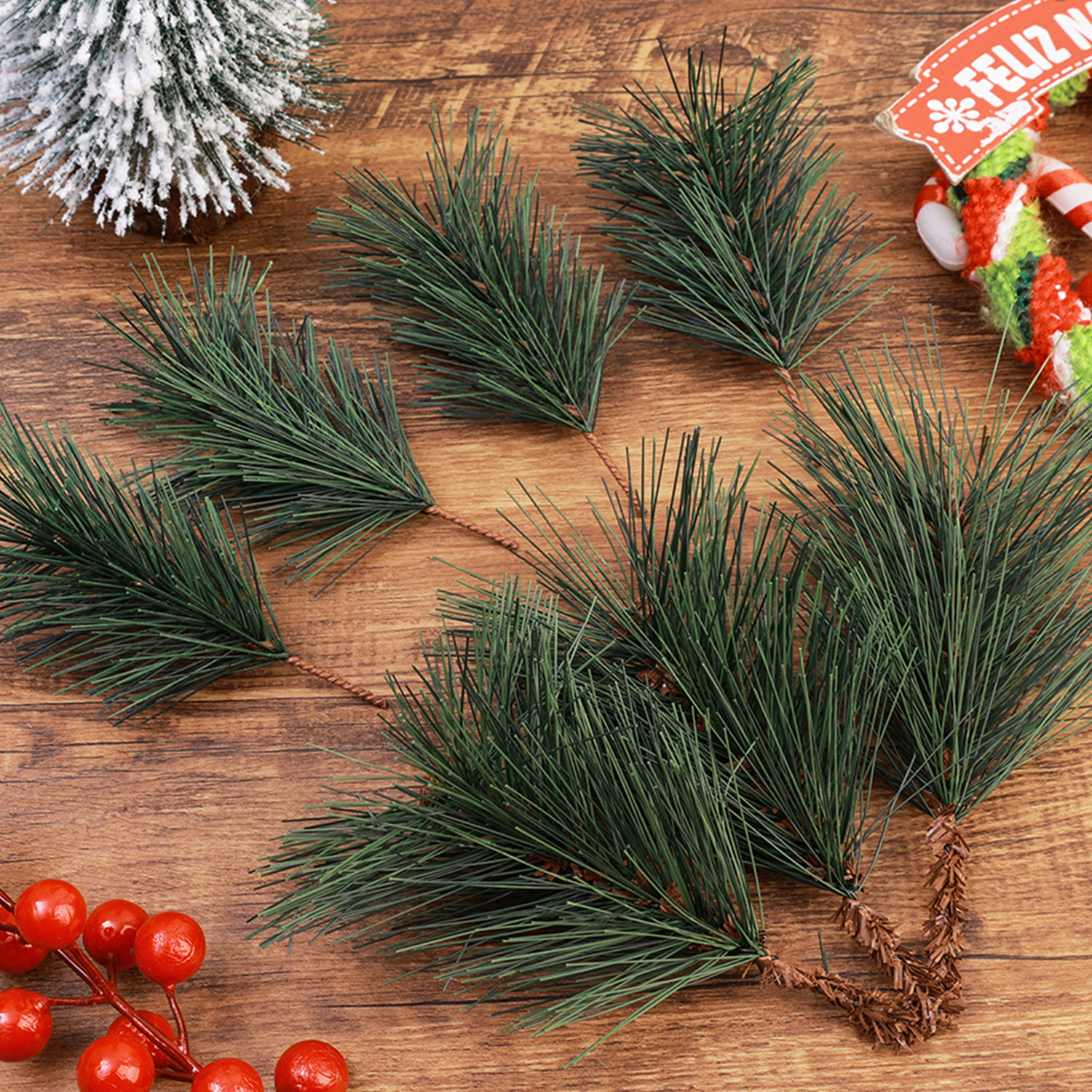 Fake Tree Leaves Branches Arti – Christmas Wreath Fake Bewertung und Preis
