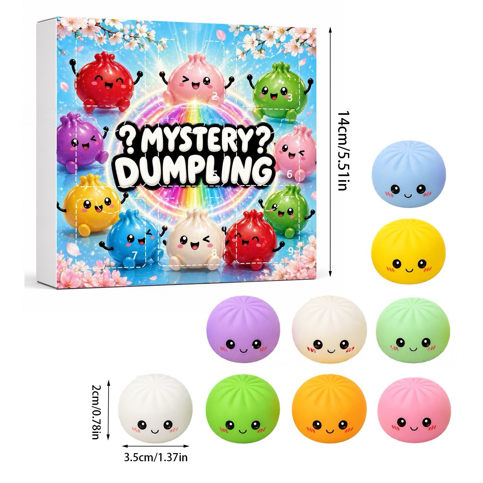 Kawaii Squishy Dumpling Advent – Advent Calendar Gift Bewertung und Preis