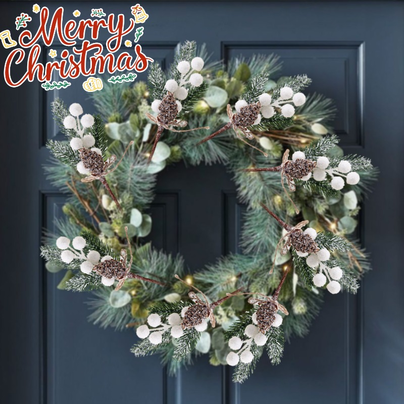 Christmas Artificial White Ber – Christmas Wreath Fake Bewertung und Preis