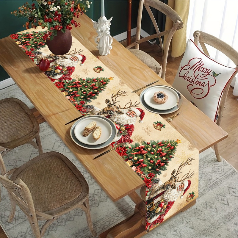 Vintage Christmas Table Runner – Christmas Table Runner Bewertung und Preis