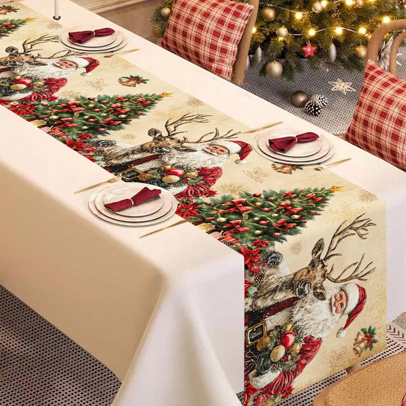 Vintage Christmas Table Runner – Christmas Table Runner Bewertung und Preis