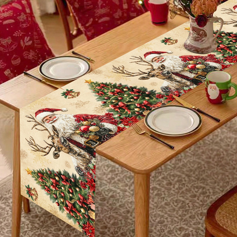 Vintage Christmas Table Runner – Christmas Table Runner Bewertung und Preis