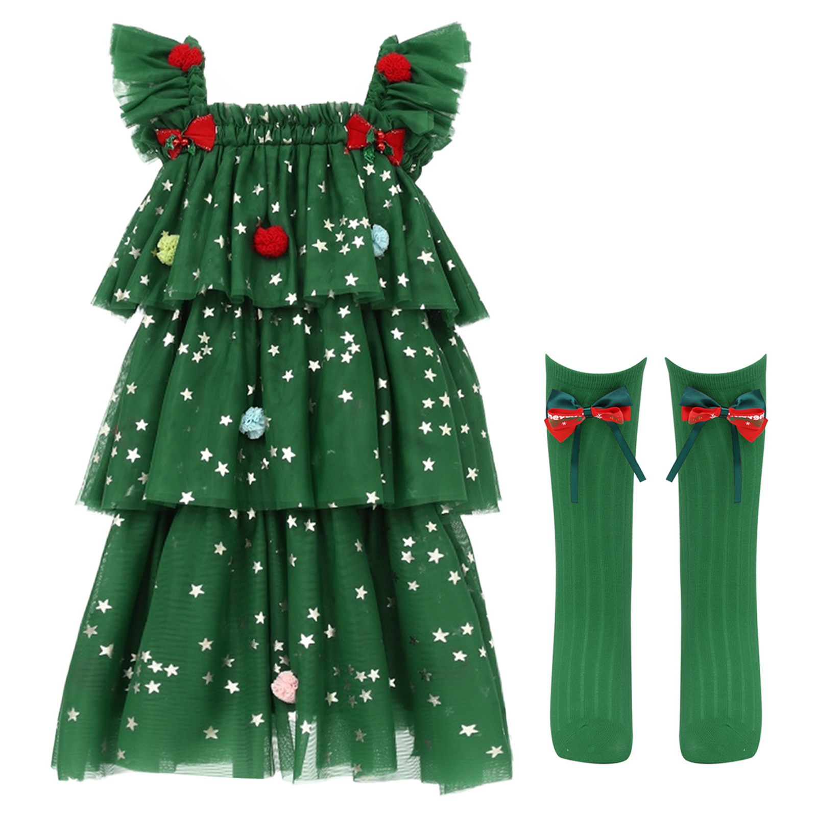 Toddler Girls Christmas Tree E – Elf Costume Christmas Bewertung und Preis