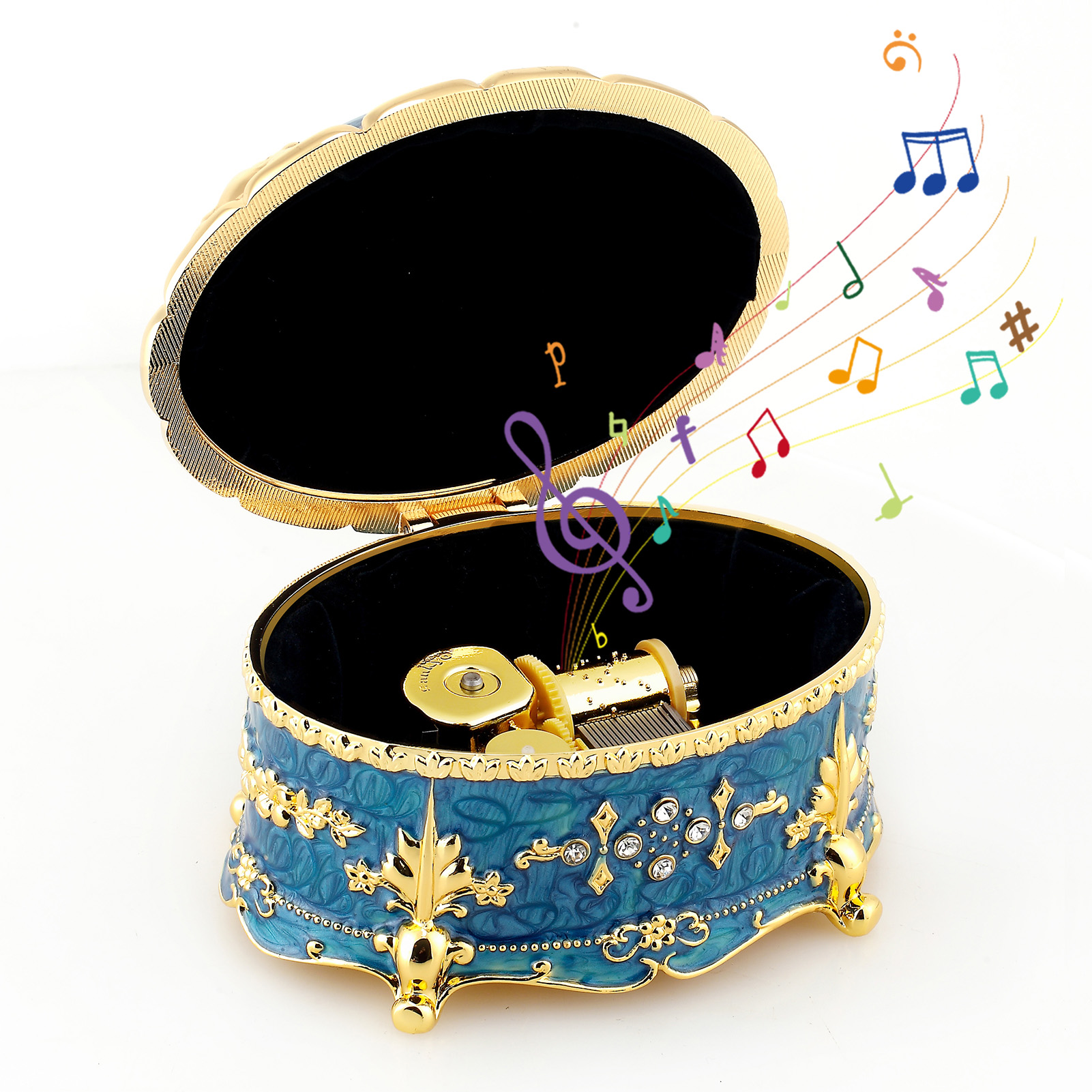 SOFTALK Oval Emboss Alloy Meta – Snow Globe Musical Bewertung und Preis