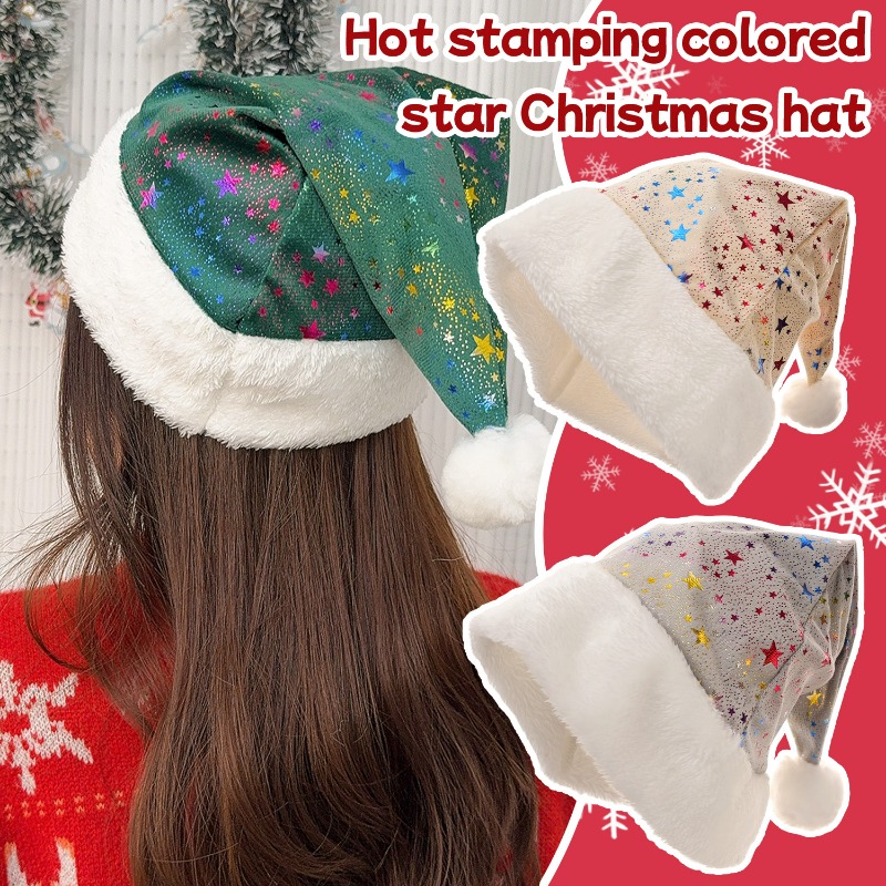 1-10Pcs Christmas Hat Warm Red – Santa Hat Plush Bewertung und Preis