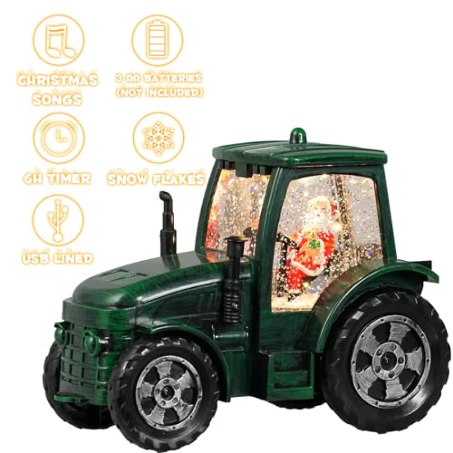 Christmas Snow Globe Tractor S – Snow Globe Musical Bewertung und Preis