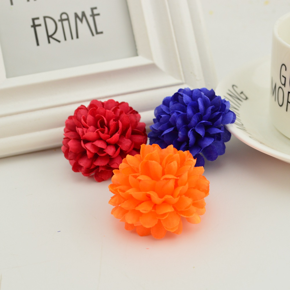200PCS 5CM Silk Chrysanthemum  – Christmas Wreath Fake Bewertung und Preis