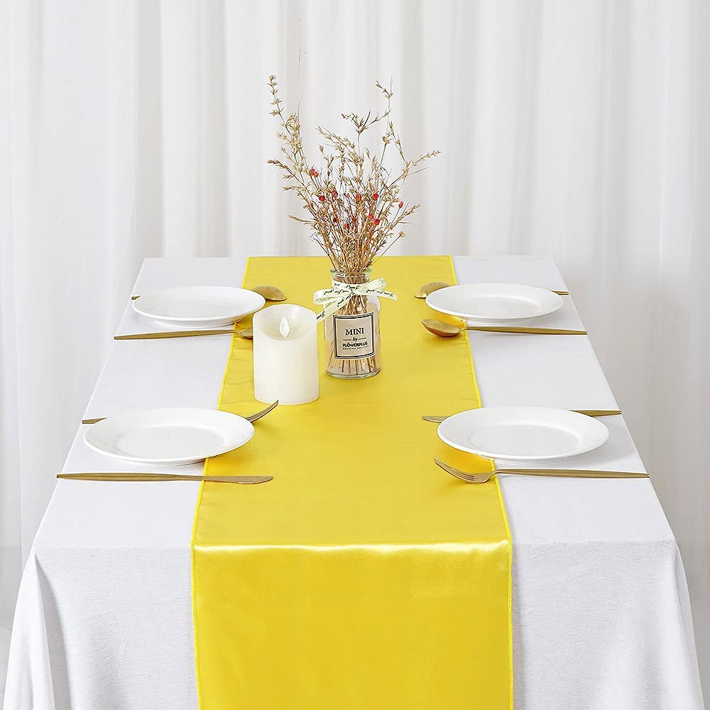12x108 Inch Satin Wedding Tabl – Christmas Table Runner Bewertung und Preis