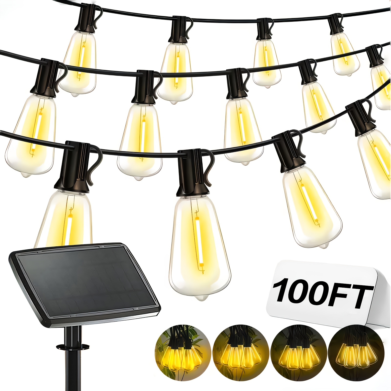 Solar Lights Outdoor, 100ft Pa – Christmas Lights Outdoor Bewertung und Preis