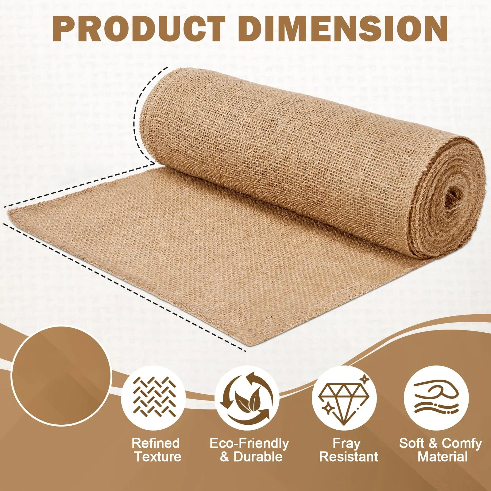 New Desig Beige Burlap Roll 30 – Christmas Table Runner Bewertung und Preis