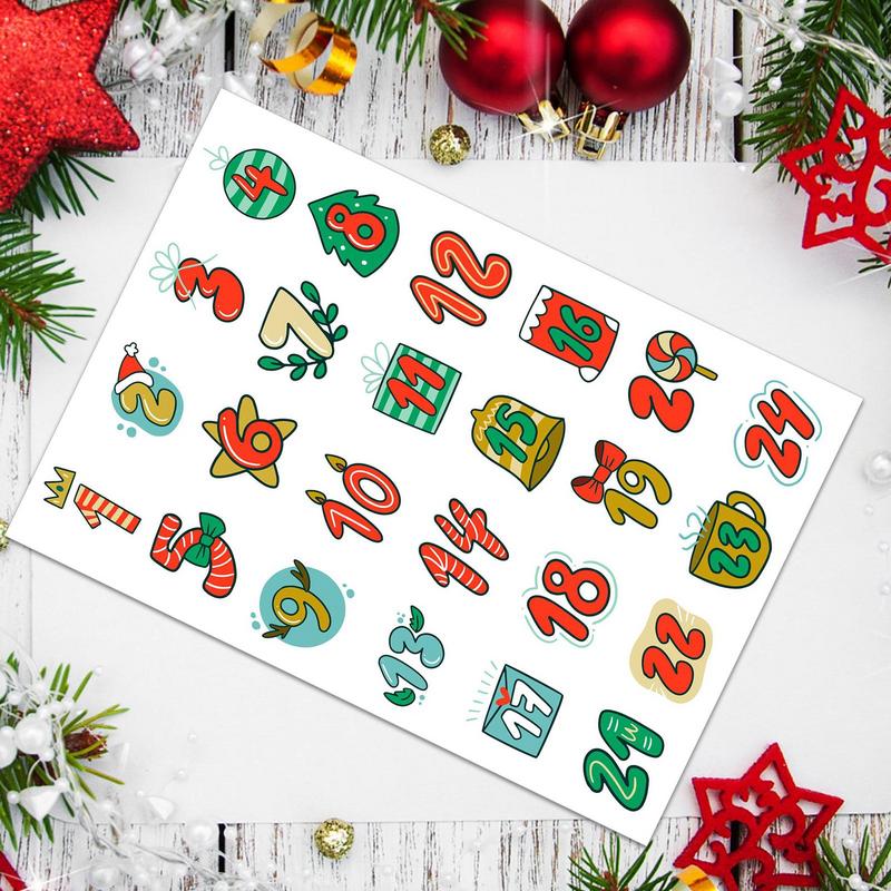 Merry Christmas Stickers Adven – Advent Calendar Gift Bewertung und Preis