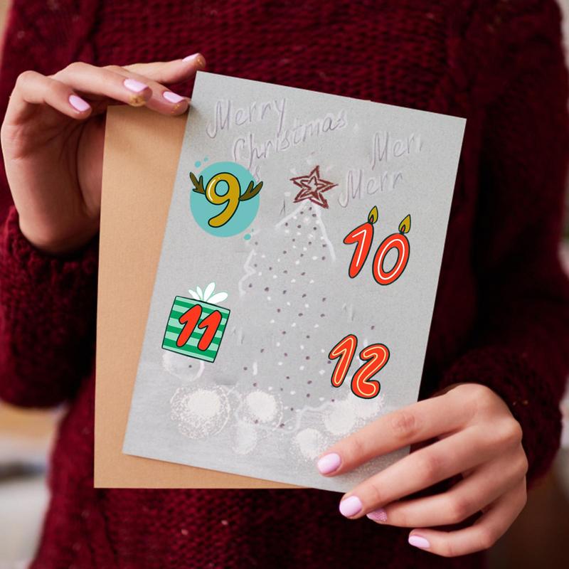 Merry Christmas Stickers Adven – Advent Calendar Gift Bewertung und Preis