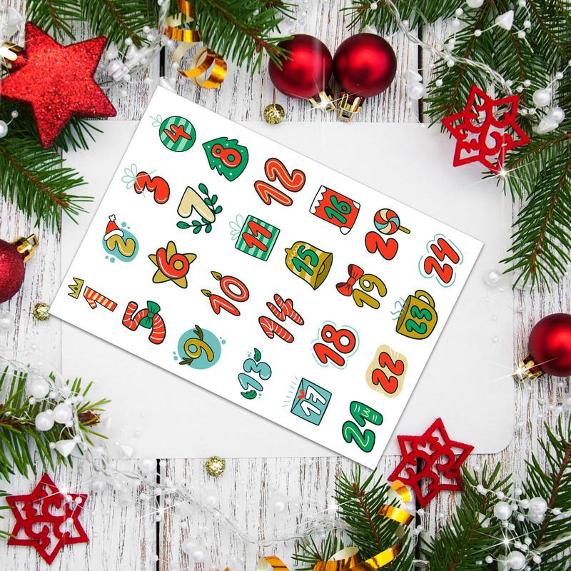 Merry Christmas Stickers Adven – Advent Calendar Gift Bewertung und Preis