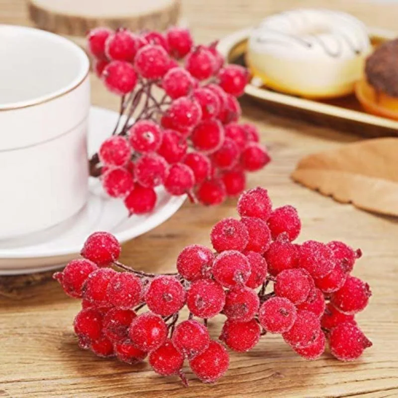 Artificial Frosted Holly Berri – Christmas Wreath Fake Bewertung und Preis