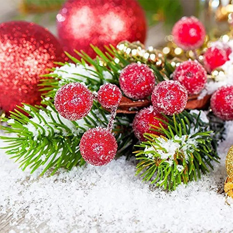 Artificial Frosted Holly Berri – Christmas Wreath Fake Bewertung und Preis