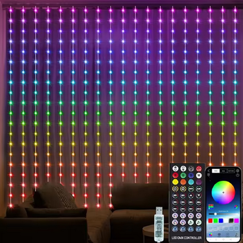 3M RGB Smart LED Curtain Light – Led Fairy String Lights Bewertung und Preis