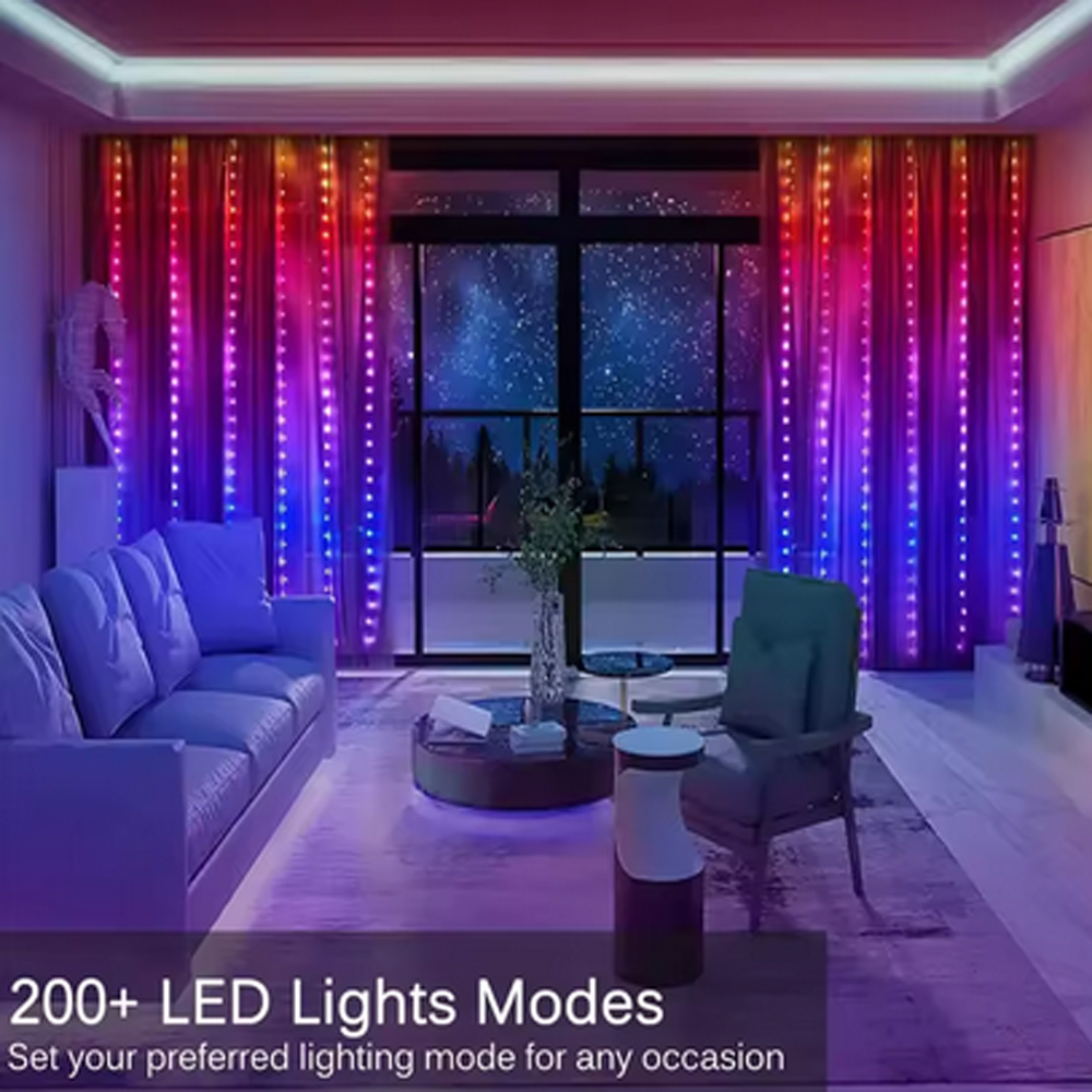 3M RGB Smart LED Curtain Light – Led Fairy String Lights Bewertung und Preis