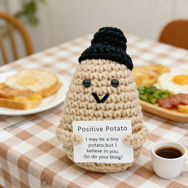Cute Positive Potato Crochet D – Santa Hat Plush Bewertung und Preis