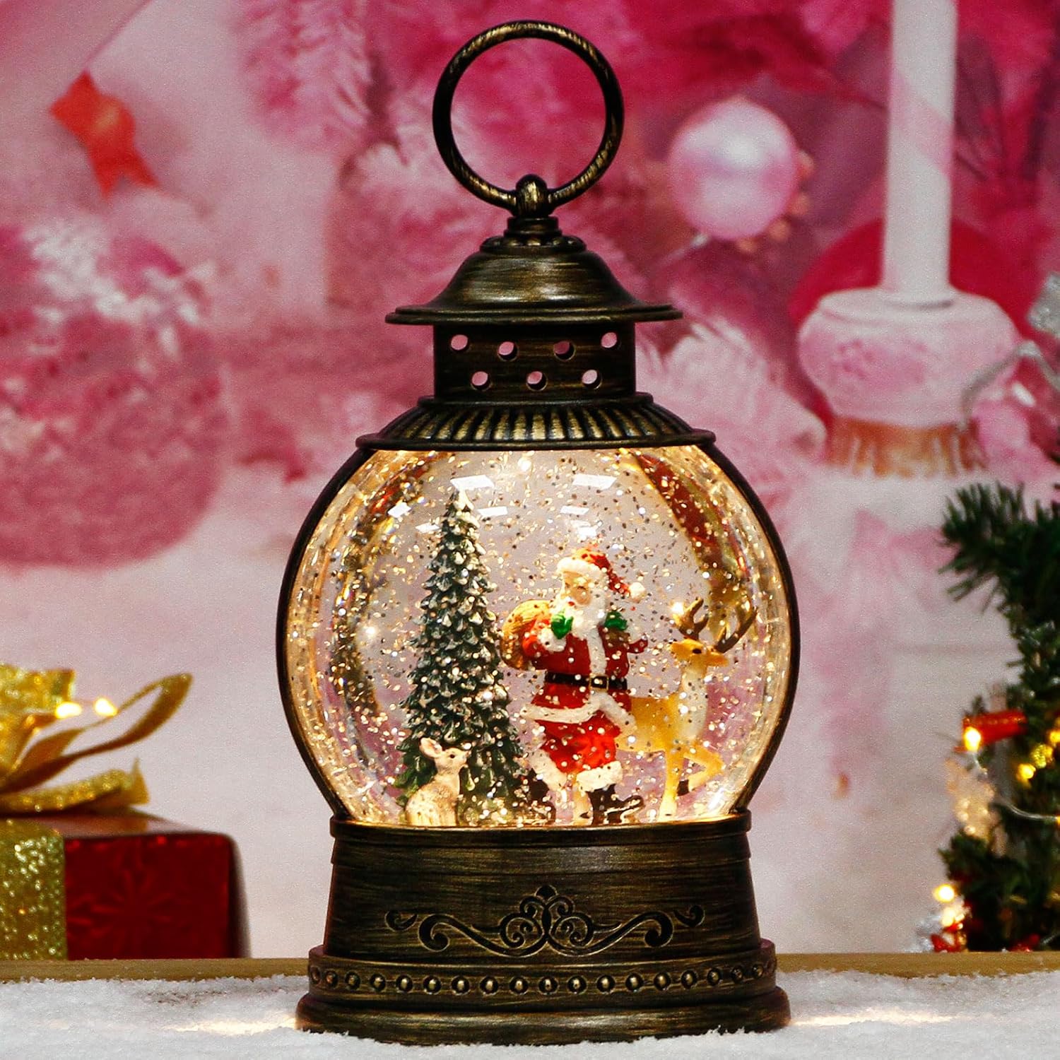 Christmas Snow Globe Lantern w – Snow Globe Musical Bewertung und Preis