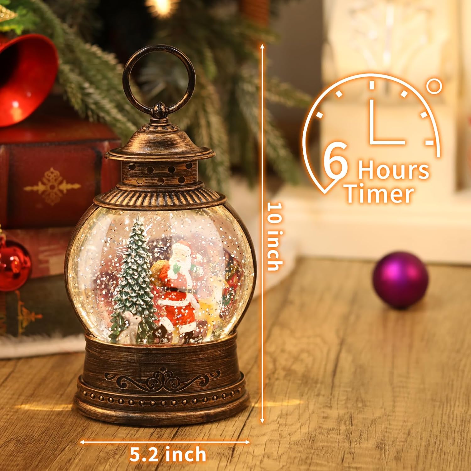 Christmas Snow Globe Lantern w – Snow Globe Musical Bewertung und Preis