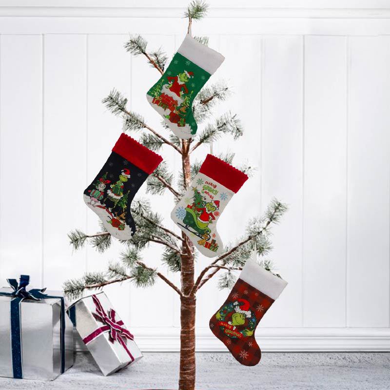 Christmas Stocking Grinch Sock – Christmas Stocking Hanging Bewertung und Preis