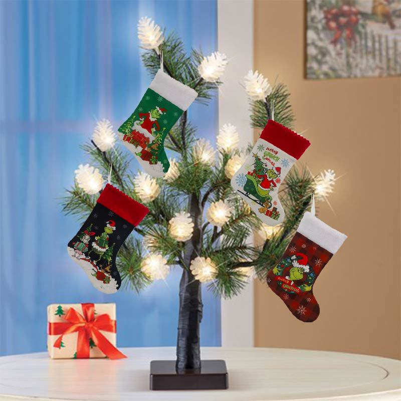 Christmas Stocking Grinch Sock – Christmas Stocking Hanging Bewertung und Preis